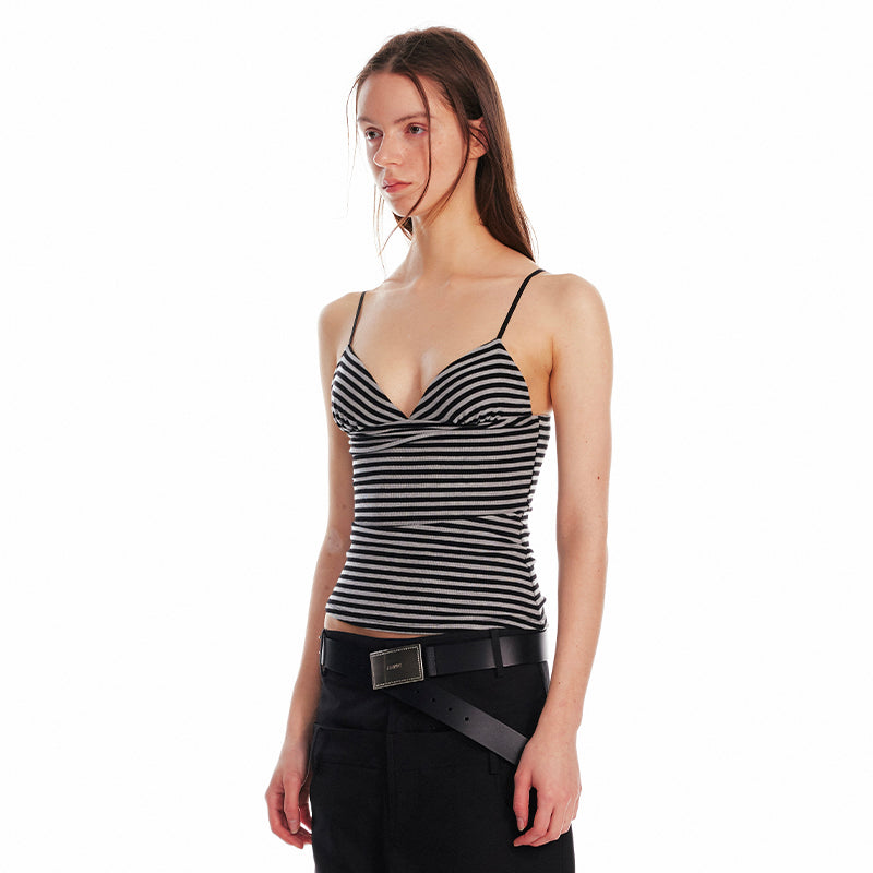 Fitted Camisole Top With Triangle Cups