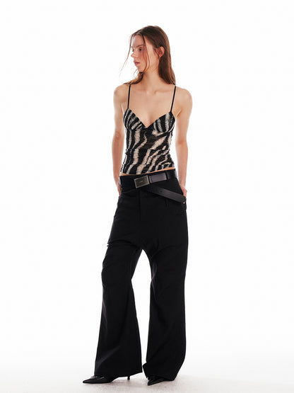 Fitted Camisole Top With Triangle Cups