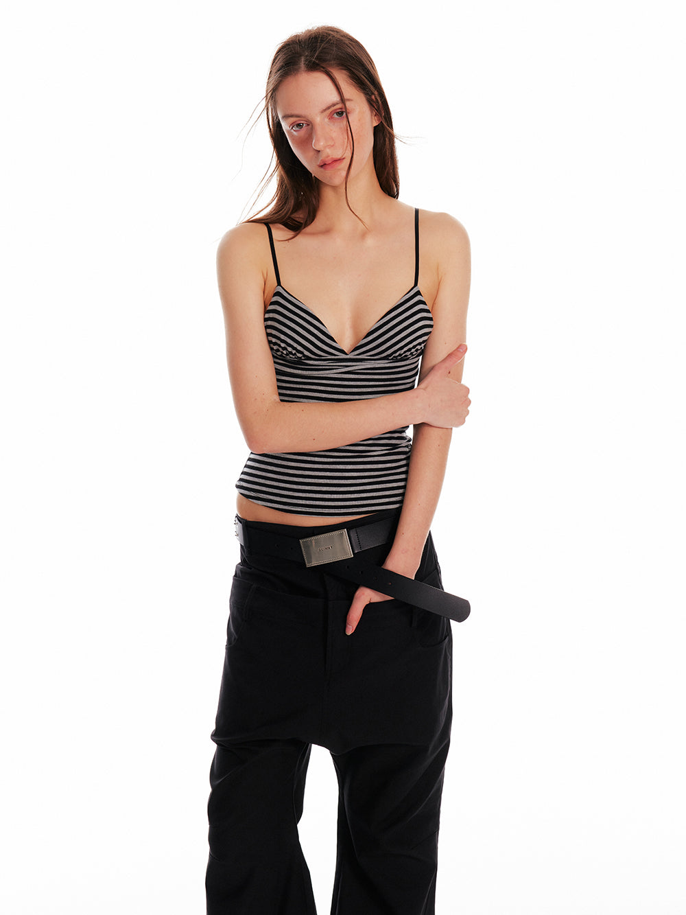 Fitted Camisole Top With Triangle Cups