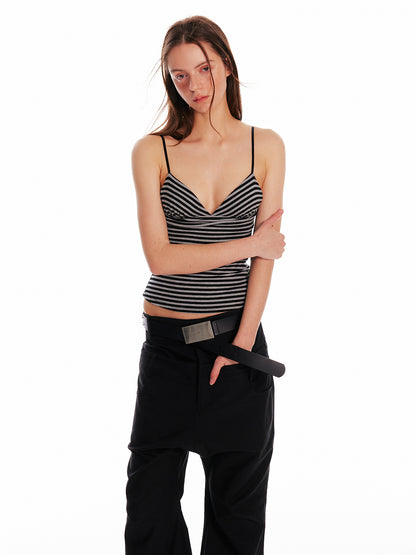 Fitted Camisole Top With Triangle Cups
