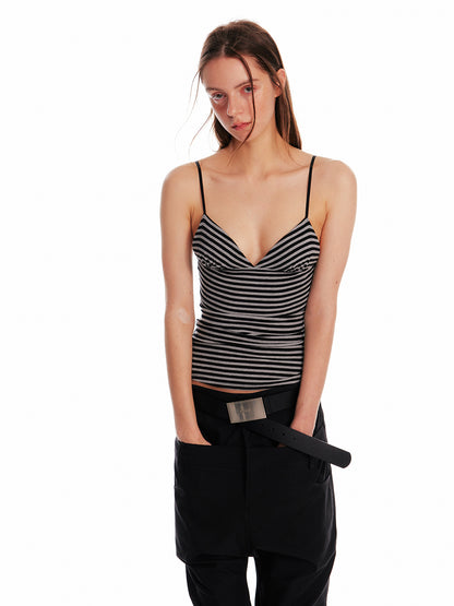 Fitted Camisole Top With Triangle Cups