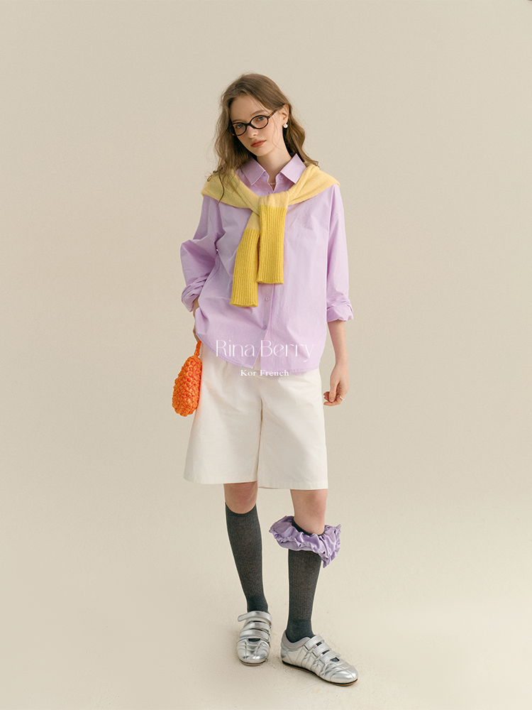 Classic Pure Cotton Shirt In Various Colors