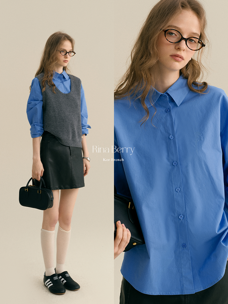 Classic Pure Cotton Shirt In Various Colors