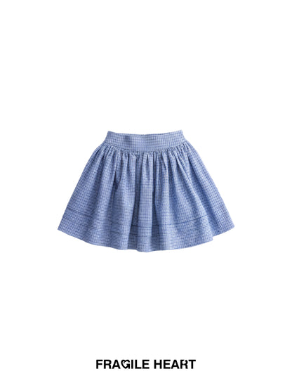 Cuffed Sleeve Ruffle Neck Cardigan & Skirt