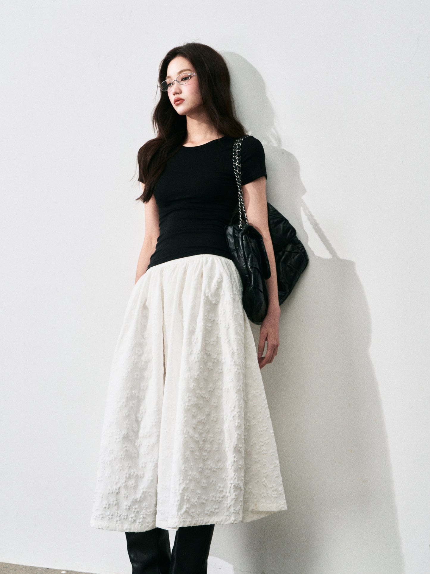 Basic Fitted T-Shirt In Soft Comfy Fabric