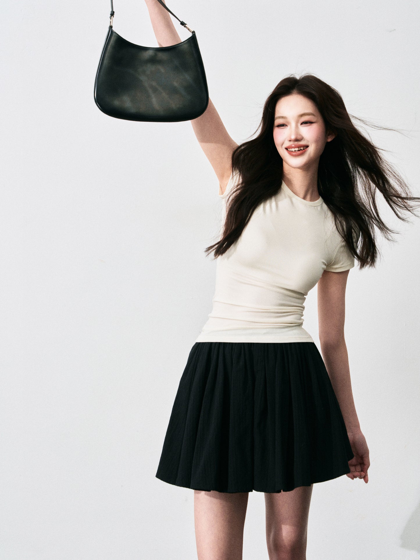 Basic Fitted T-Shirt In Soft Comfy Fabric