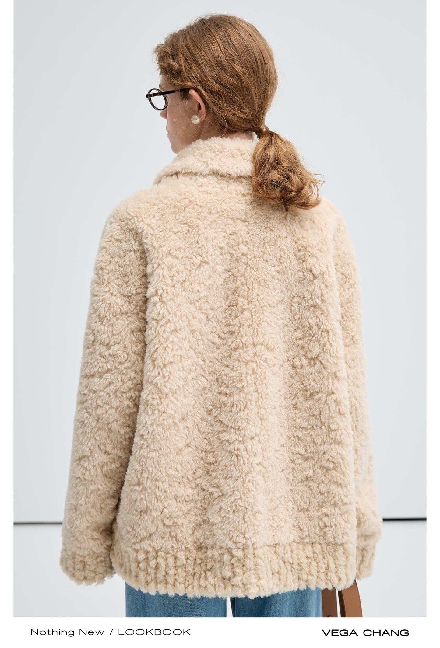 Relaxed Fit Soft Faux Fur Toggle Jacket