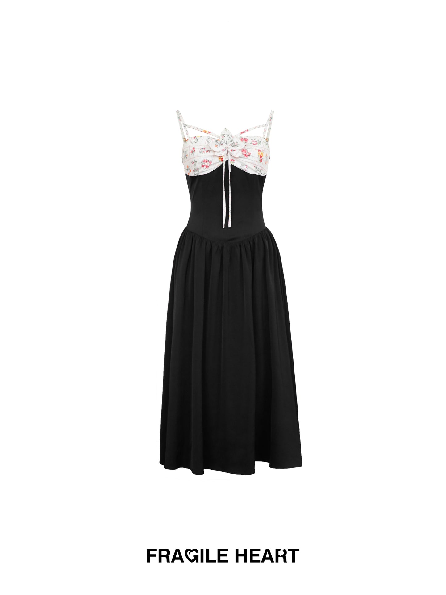 Floral Paneled Summer Dress