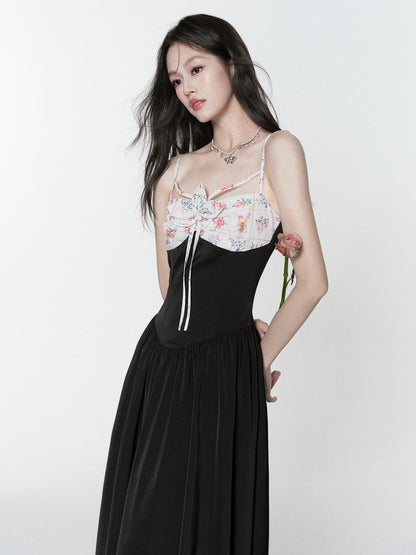 Floral Paneled Summer Dress