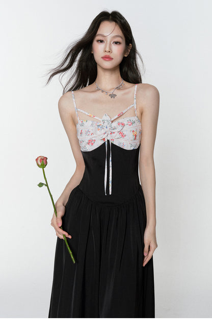 Floral Paneled Summer Dress