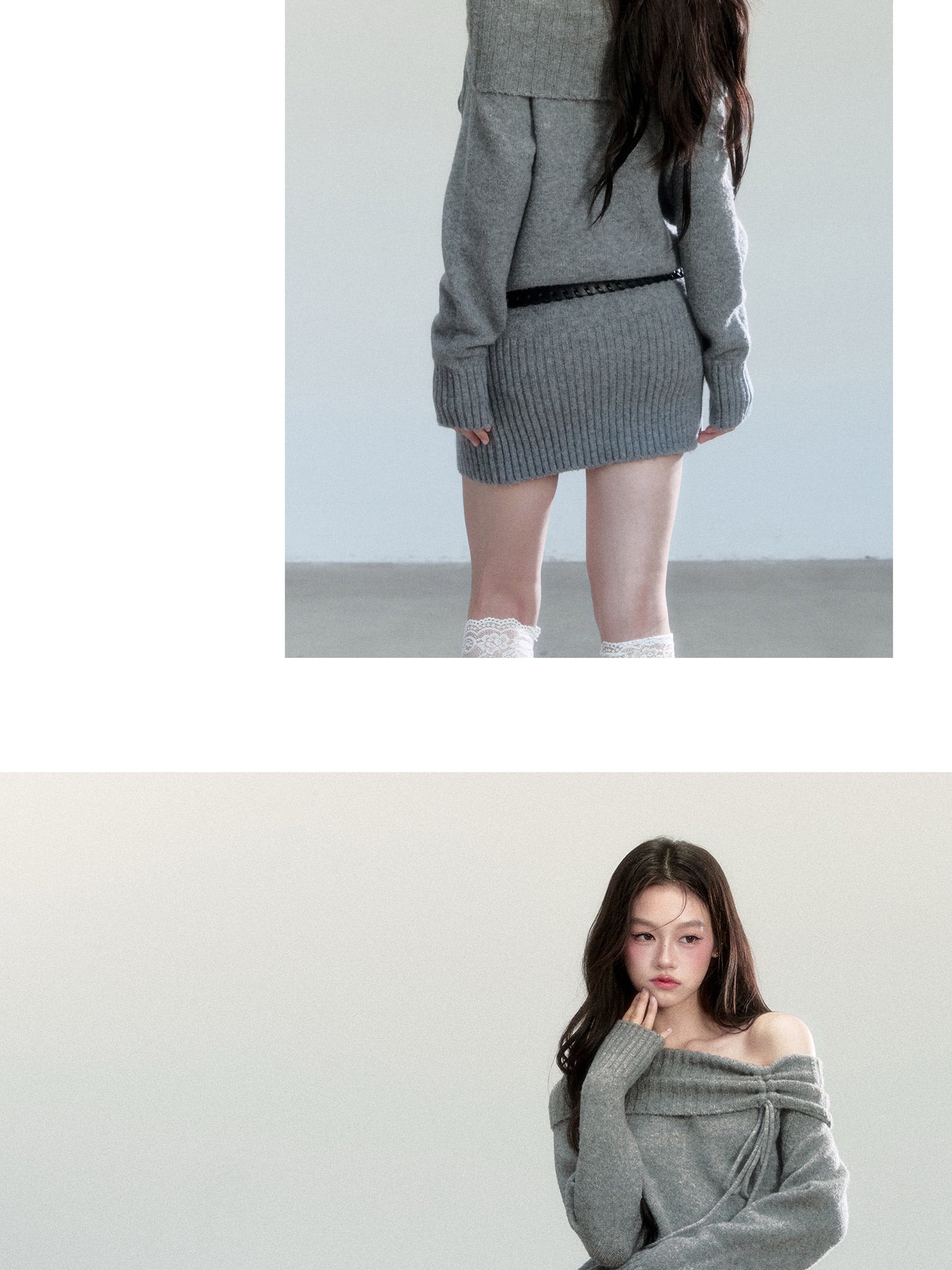 One-Shoulder Knit Bodycon Dress