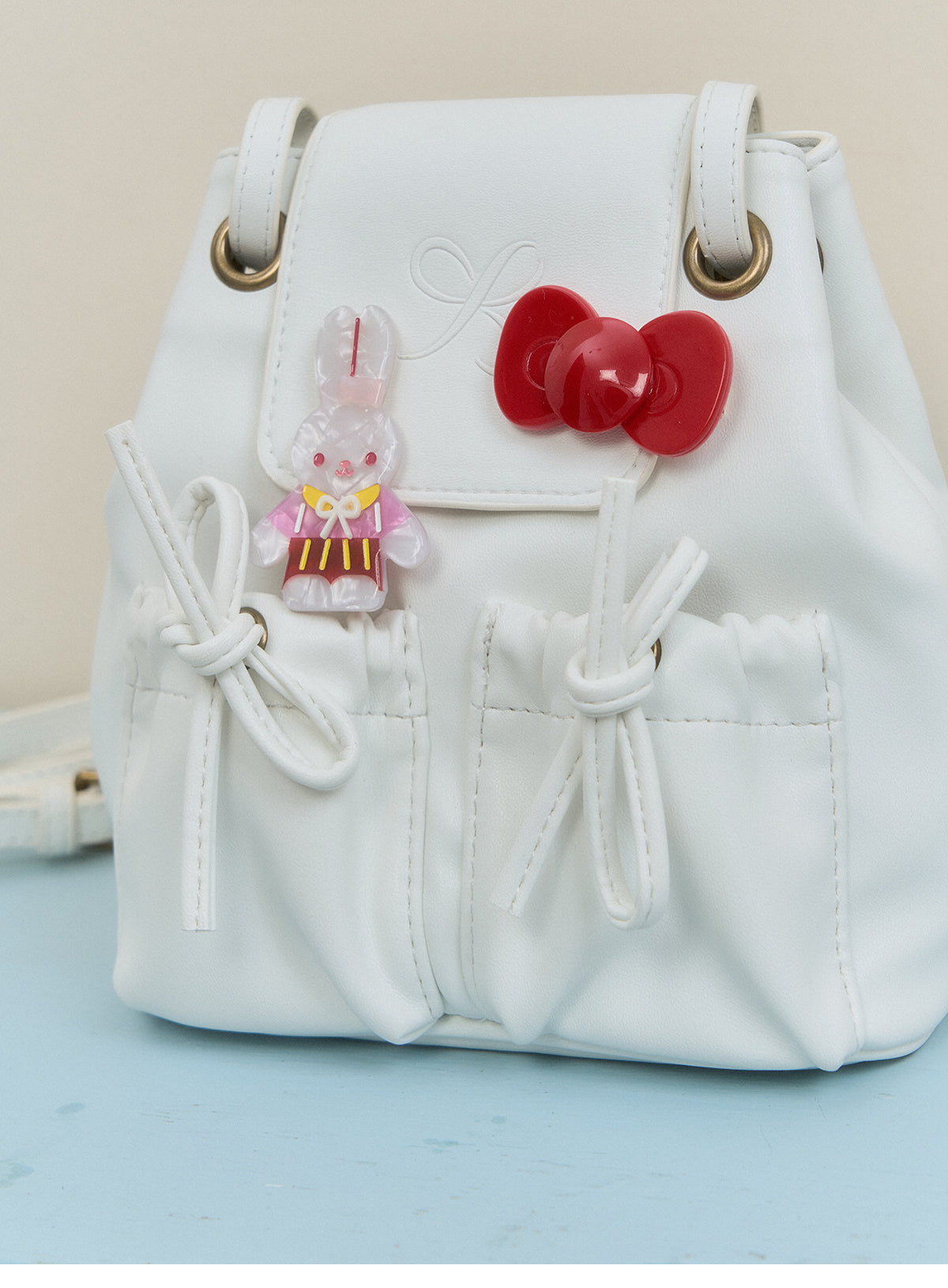 Faux Leather Backpack In 3 Colors
