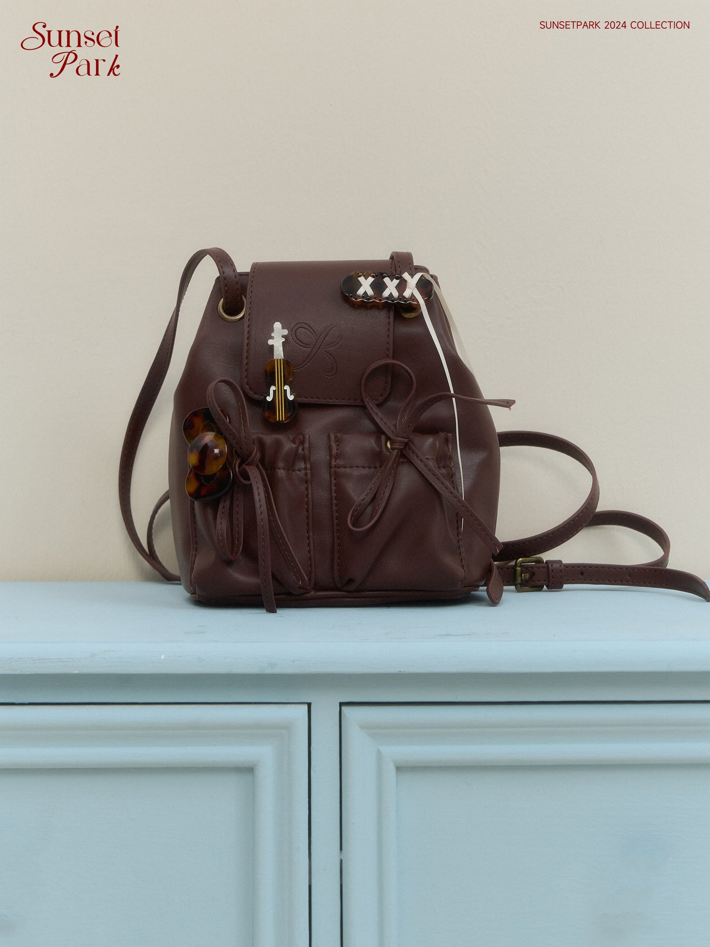 Faux Leather Backpack In 3 Colors