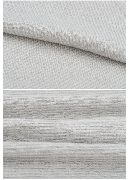 Lightweight Half Sleeve Wool Blend Knit Top