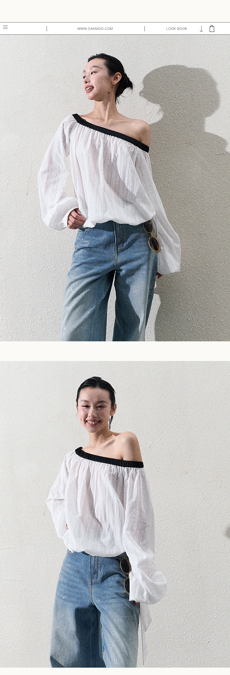 Off Shoulder Gathered Top With Bubble Hem